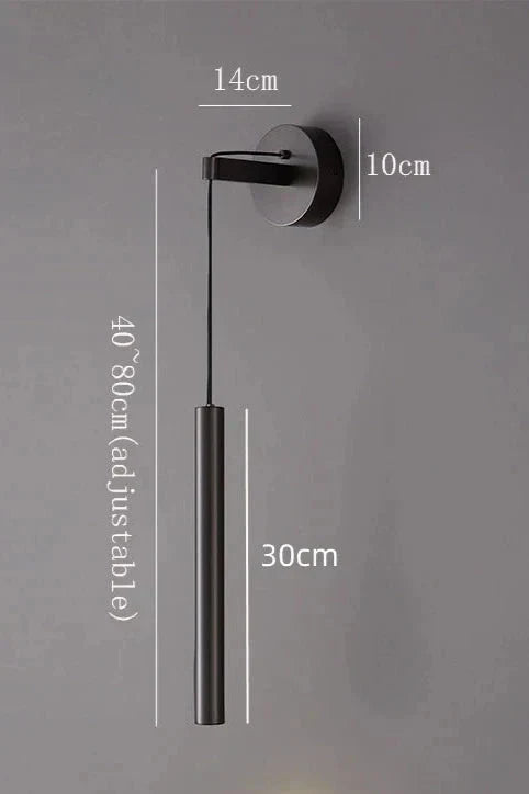 Solara Copper LED Wall Lamp Single Light Wall Mount