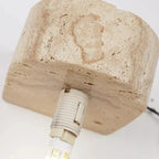 StoneLume Wall Lamp by Ardentia With Frosted Glass Shade and G9 LED