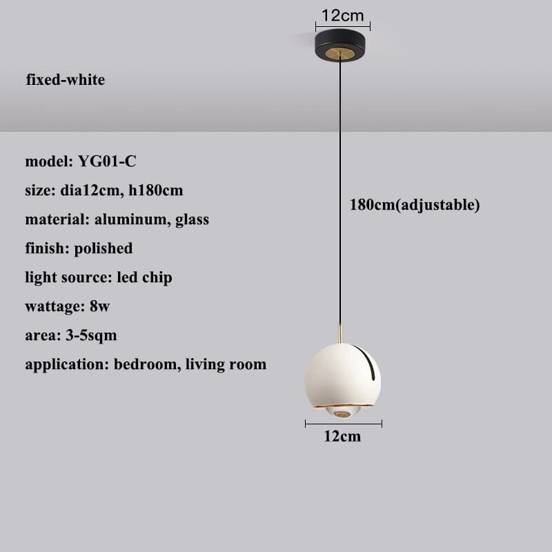 AstraLume Adjustable Angle LED Pendant Light Dimmable
