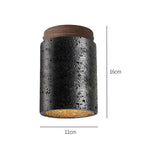 Aurora Marmor- und Holz-LED-Lampe Aufputzleuchte von Vrimlie