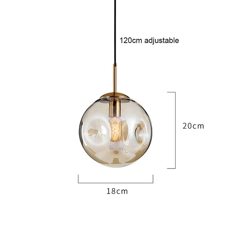 Novae Glass Pendant Light With Minimalist Silhouette