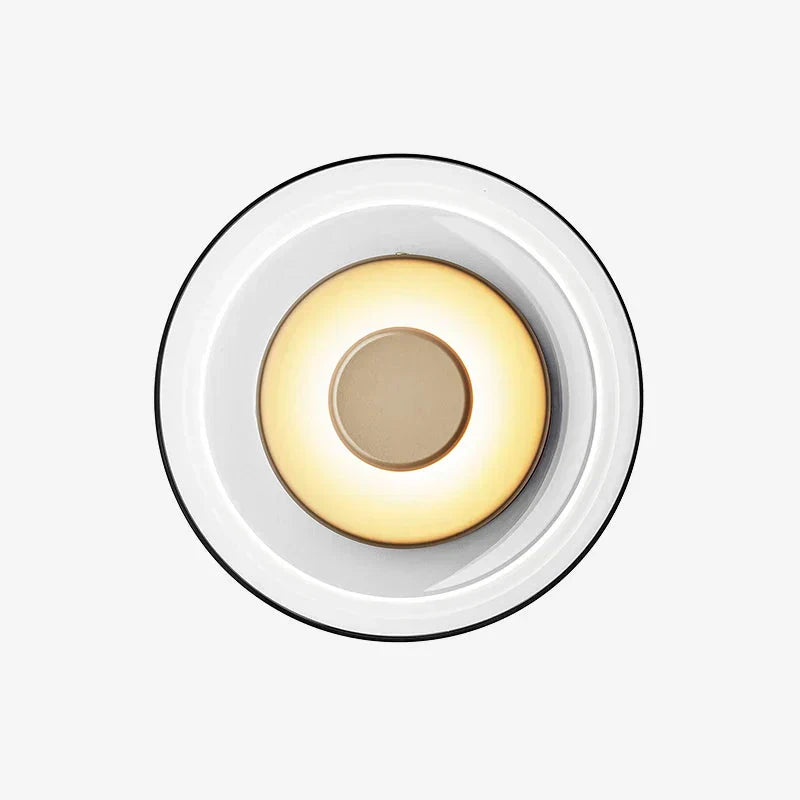 Lumora Glass Stone LED Wall Sconce for Living Room Hallway Deco