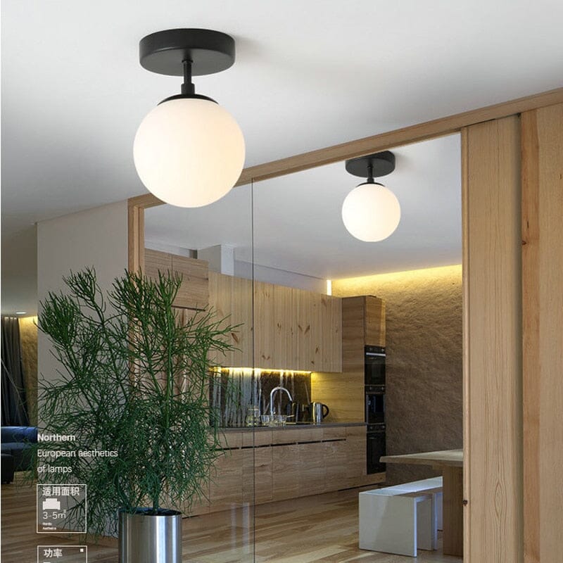 LumaNova Orb Glow Ceiling Light For Living Rooms With Warm Glow
