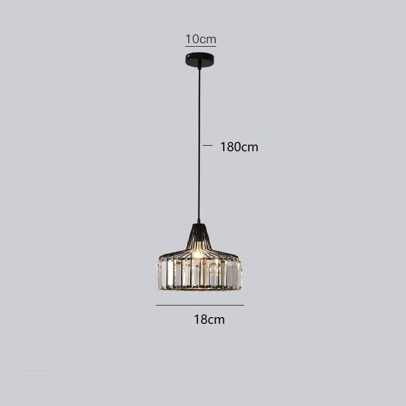 Lyra Crystal Pendant Light for Elegant Home Ambience
