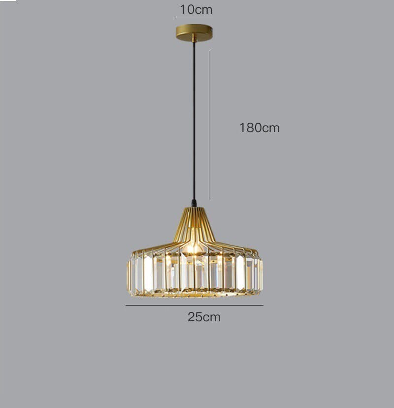 Lyra Crystal Pendant Light for Elegant Home Ambience