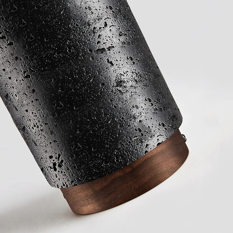 Aurora Marmor- und Holz-LED-Lampe Aufputzleuchte von Vrimlie