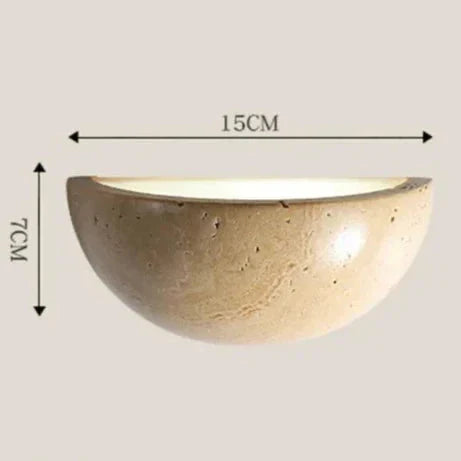 NovaCeram Ceramic LED Wall Lamp with Up and Down Shade