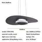 NovaLume LED Round Aluminum Pendant Light With Glass Shades