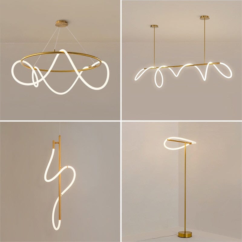 LumaTwirl LED Lamp Series for Modern Home Lighting