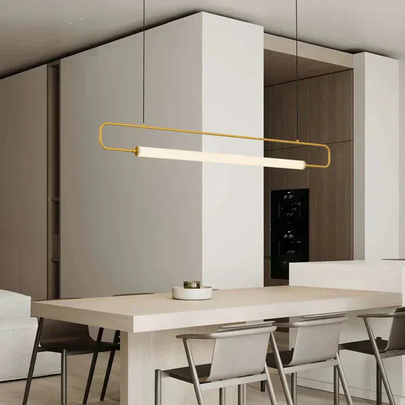 NovaLume Cord Pendant Light With LED One Bulb Metal Finish