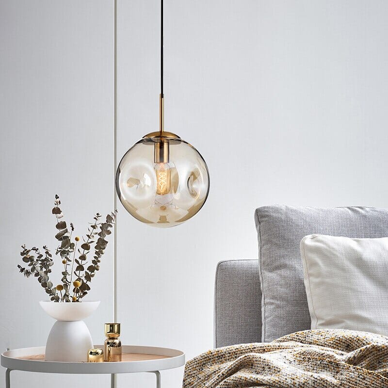 Novae Glass Pendant Light With Minimalist Silhouette
