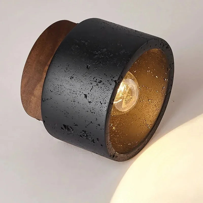 Kirra Stonewood LED Lampe mit E27 Glühbirnen für das Wohnzimmer