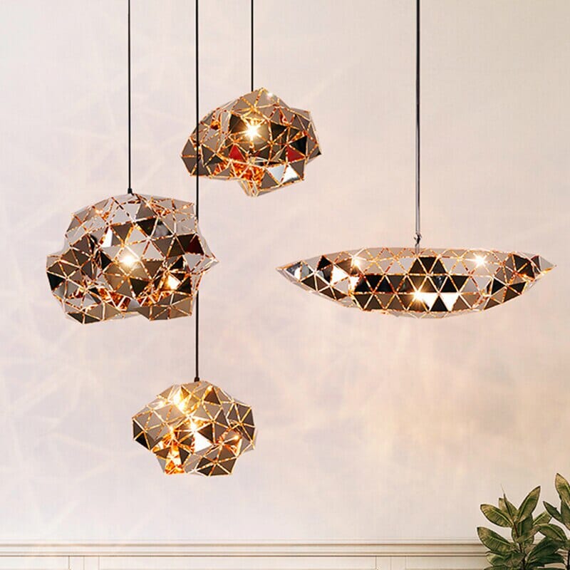 NovaGrid Stainless Steel Geometric Modern Pendant Lights