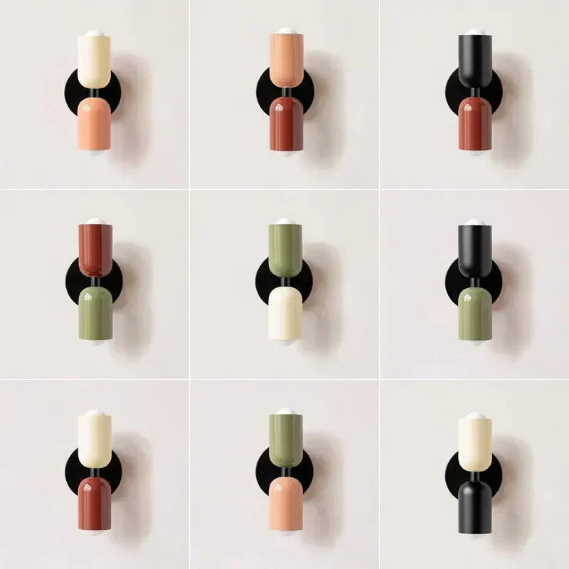 NovaLume Warmes Licht Zwei-Lampen LED Wandleuchten für Zuhause