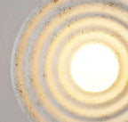 Aurelle Wandleuchte LED Oben und Unten Perforierte Harz- und Eisenkonstruktion