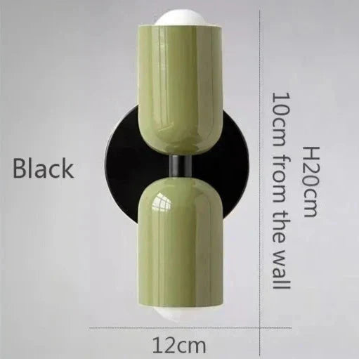 NovaLume Warm Glow Two-Light LED Wall Lamps for Home