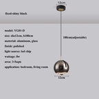 AstraLume Adjustable Angle LED Pendant Light Dimmable