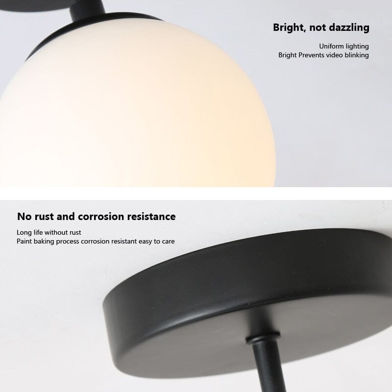 LumaNova Orb Glow Ceiling Light For Living Rooms With Warm Glow