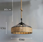 Ropehaven Pendant Light With Vintage Distressed Metal Shade