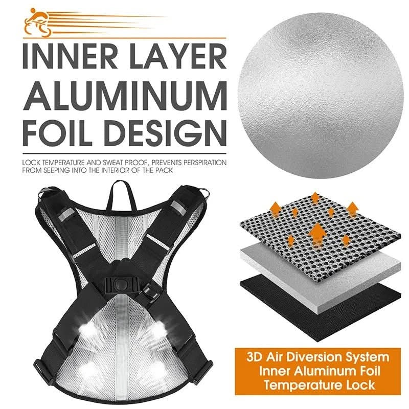 AeroTrail Ultralight 10L Hidratációs Hátizsák Kerékpározáshoz és Szabadtéri Tevékenységekhez