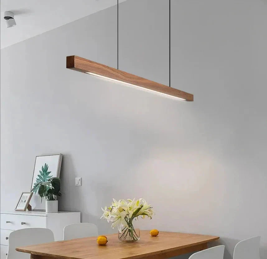 Liora Wood Pendant Light 1-Light Cord Ceiling Lamp