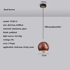 AstraLume Adjustable Angle LED Pendant Light Dimmable