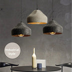 Asteri Terrazzo Cement Chandelier in Industrial Style