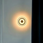 Lumora Glass Stone LED Wall Sconce for Living Room Hallway Deco