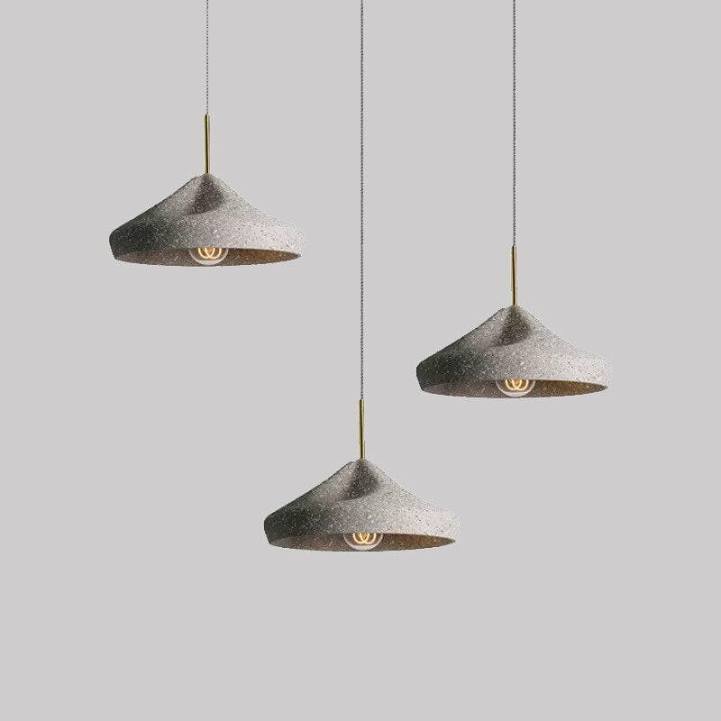 Asteri Terrazzo Cement Chandelier in Industrial Style