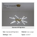 Nexa Angular Iron Chandelier Elite Lighting Fixture