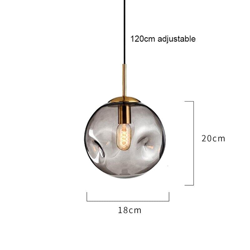 Novae Glass Pendant Light With Minimalist Silhouette