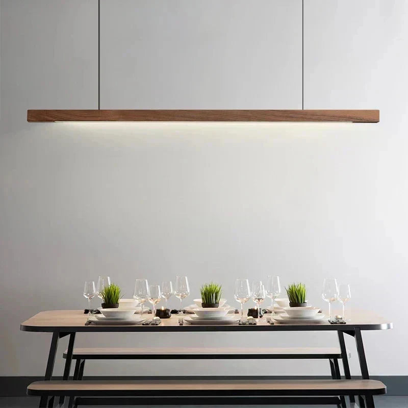 Liora Wood Pendant Light 1-Light Cord Ceiling Lamp