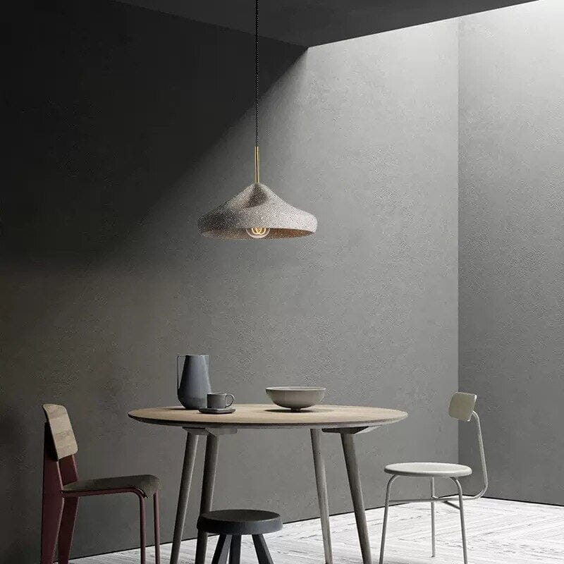 Asteri Terrazzo Cement Chandelier in Industrial Style