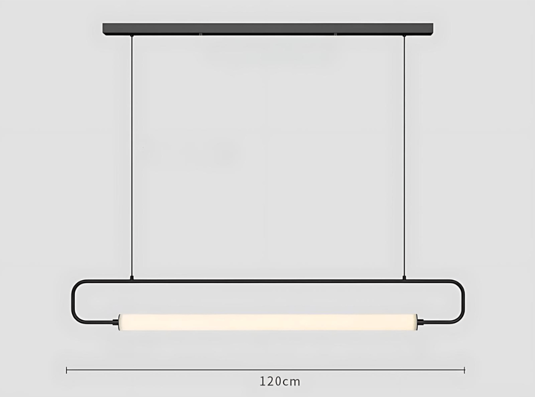 NovaLume Cord Pendant Light With LED One Bulb Metal Finish