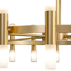 AstraGrid Nova Matrix LED Chandelier for Modern Interiors