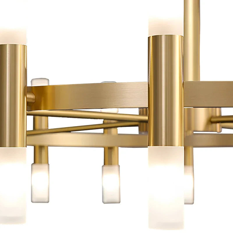 AstraGrid Nova Matrix LED Chandelier for Modern Interiors
