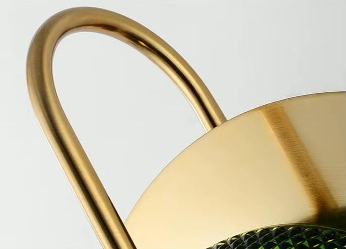 Aurelia Glas Wandlampe LED Licht E27 Fassung 1 Leuchte Glühbirne enthalten