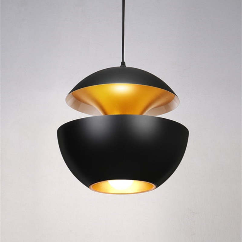 NexaLum Modern LED Pendant Light In Black And White