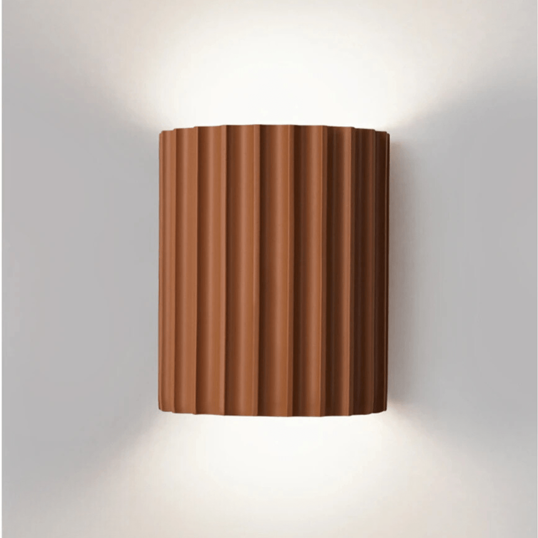 LumaNova Resin Wall Light for Modern Living Spaces