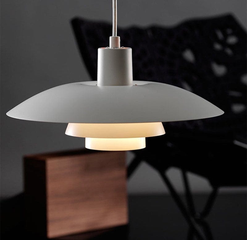 HyggeLux Scandi Umbrella Pendant Light With LED Bulb Included