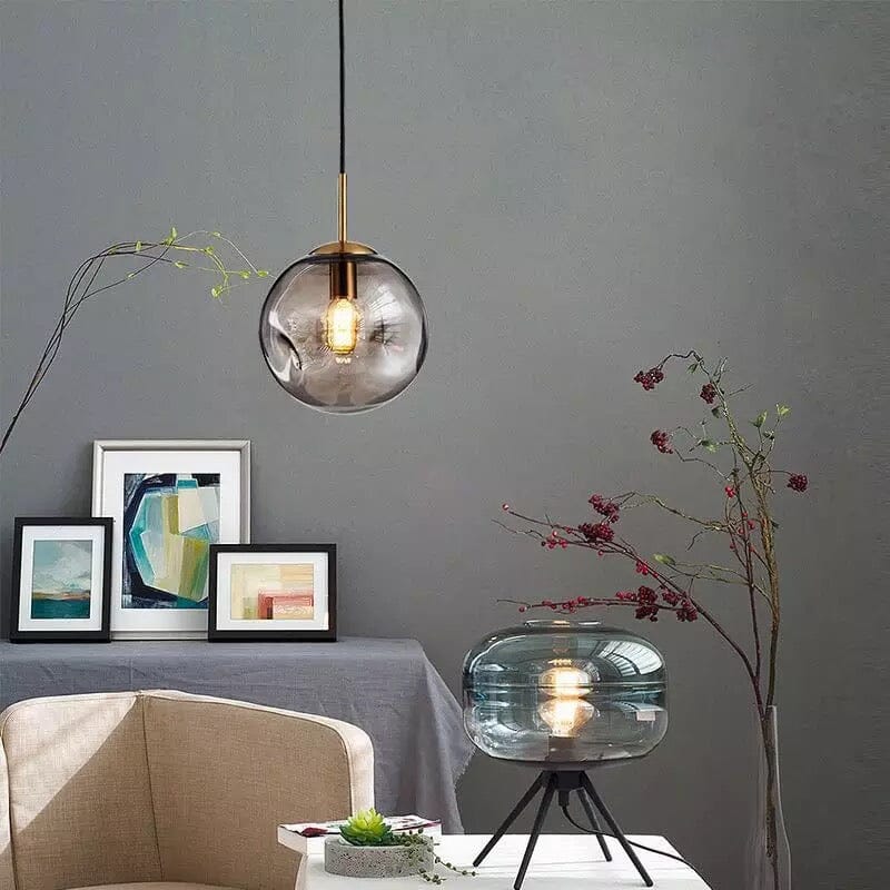Novae Glass Pendant Light With Minimalist Silhouette