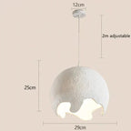 Lumora Resin and Iron Pendant Light with LED E27 and Touch Control