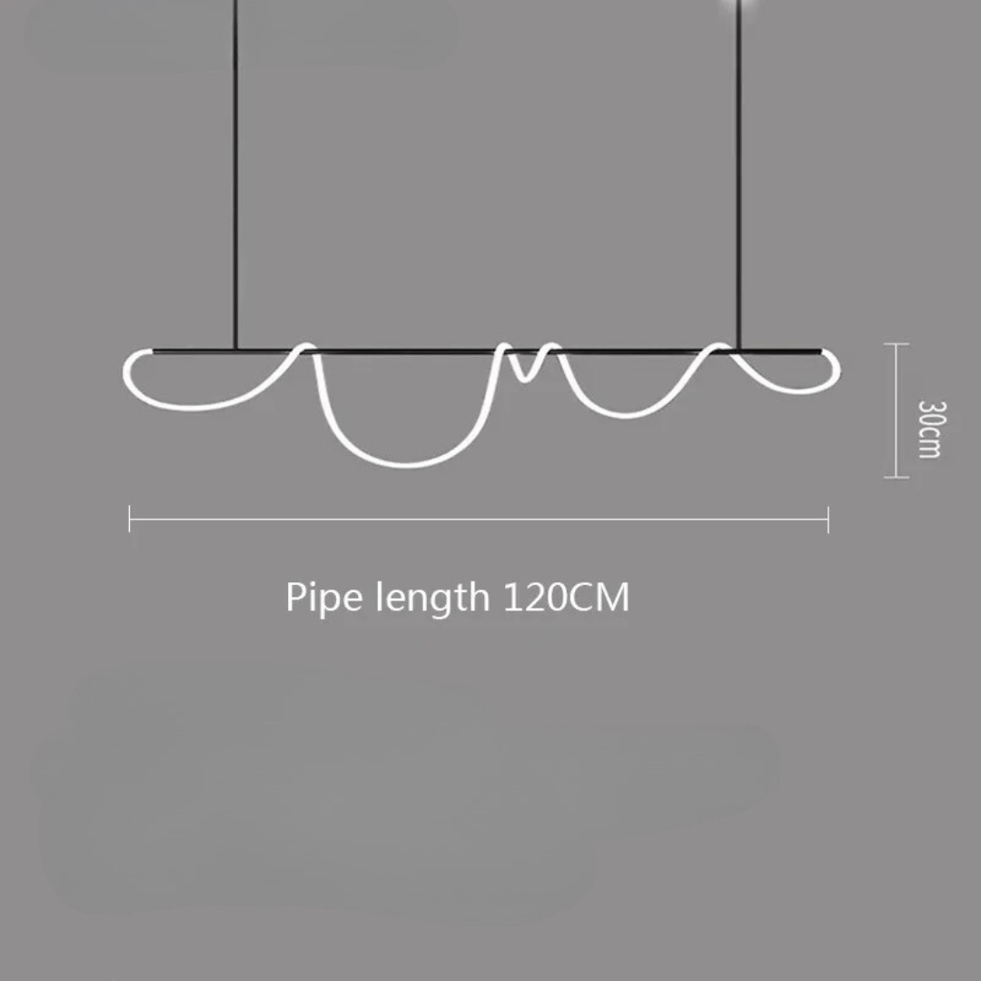 Solara Chandelier Dimmable LED Fixture Metal Frame 90-260V
