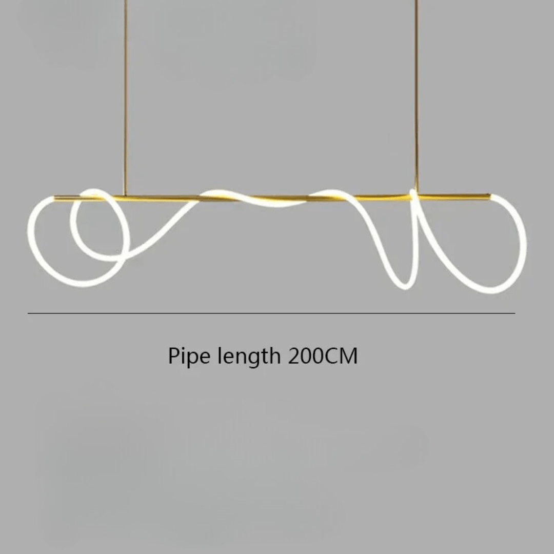 Solara Chandelier Dimmable LED Fixture Metal Frame 90-260V