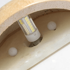 NovaCeram Keramische LED Wandleuchte mit Oben- und Unten-Schirm