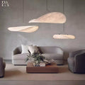 Aerlune Silk Cloud Pendant Light for Dining Room Ambience