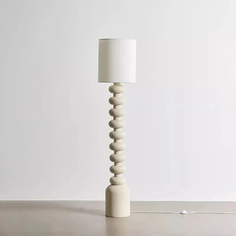 Vistara Resin and Fabric Lamp Dimmable E27 Warm White